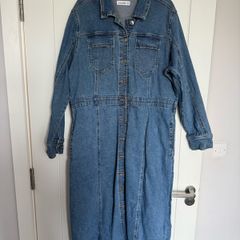 Gallery Denim Dress Dress Size 18