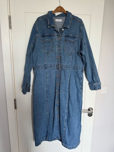 Gallery Denim Dress Dress Size 18