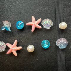 Croc charms mermaid seaside