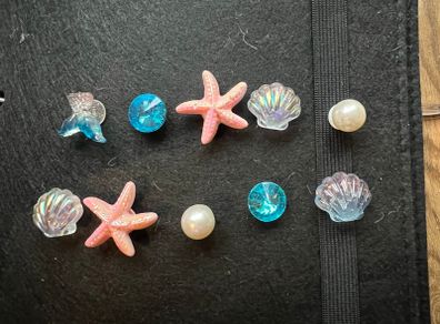 Croc charms mermaid seaside