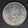 Netherlands 1966 Unc  2 1/2 Gulden - Juliana Silver coin Image 2