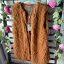 gilet Bnwt ichi fake fur gilet size small Image 5