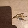 Leaf brooch 6 cm ( 2,5  '') Free post Image 3