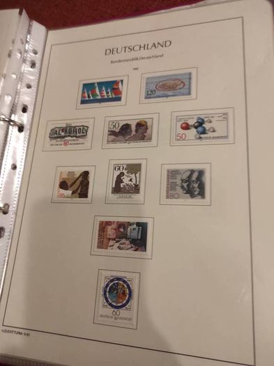 GERMANY 1975-82 album with stamps