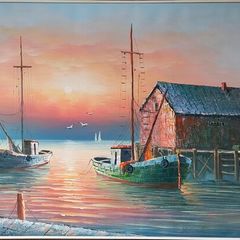 Original painting 60x120 cm oil on canvas