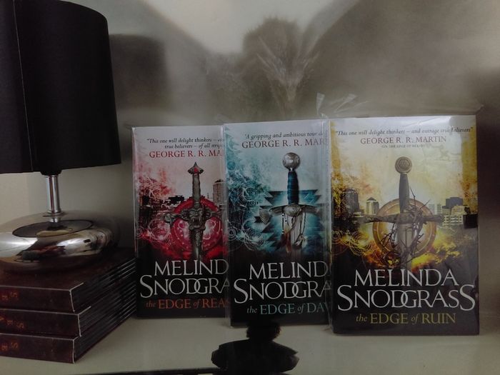 The Edge Trilogy ! 3 Books by Melinda Snodgrass ! Brand New/Like New !