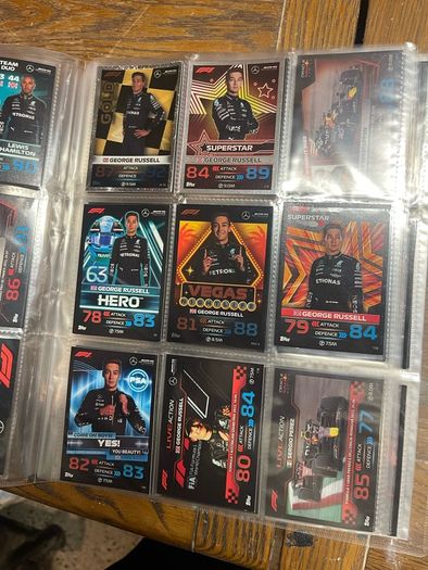 F1 cards
