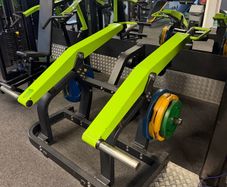 Plate loaded triceps machine