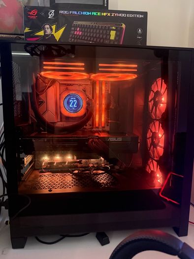 Custom gaming pc rtx 5070 64gb ram ddr5 Asus Oled 360hz esports cs valorant Fortnite