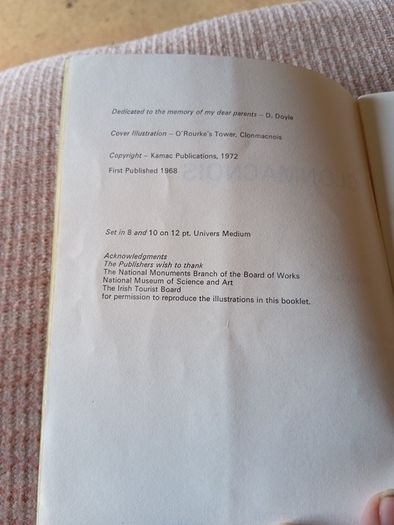 1972 Clonmacnois. Dorin Doyle.