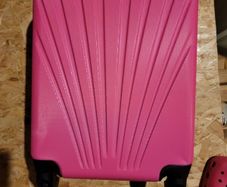 suitcase pink weekend size plz read