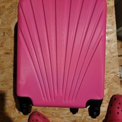 suitcase pink weekend size plz read