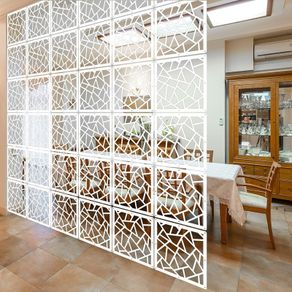 FREE EXPRESS SHIPPING Hanging Room Divider,10 Pieces Wood-Plastic Hanging Panels 0.2 inch Thick Screen Panel for Living Room Bedroom Home Decoration