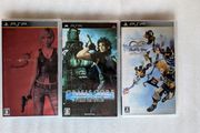 Final Fantasy, 3rd Birthday, Kingdom Hearts - PSP Japan Import