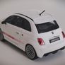 Diecast Model Abarth 500 2008 White - Collectable Motorama 1:43 Image 8