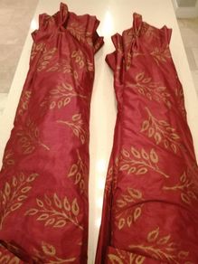 Custom made Curtains Width 44" x 86.5 " drop.