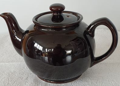 Sadler Brown Glaze Ceramic 2 Cup Teapot