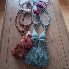 4 sets of Decorative Curtain Tie-Backs