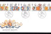 1998 Great Britain 650th Anniversary of the Order of the Garter, The Queen's Beasts Commemorative Stamps Royal Mail Addressed First Day Cover (FDC)