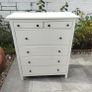 Chest of 6 drawers Hemnes white Image 2