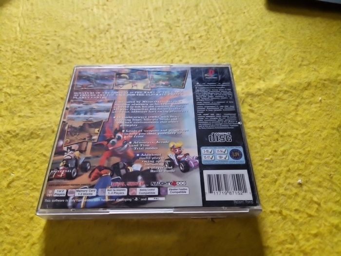 Ctr Crash team racing bandicoot PlayStation 1 ps1 PlayStation 2 ps2 games Original