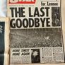 5x John Lennon Beatles death headline newspapers Image 5