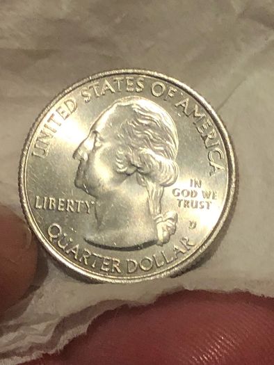 State Quarter Dollar Mint State with full luster