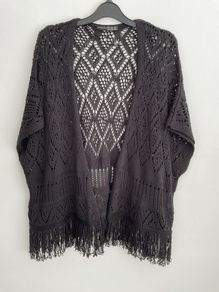 cardigan black lace kimono style cardigan primark black