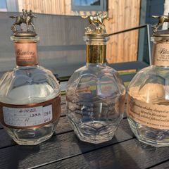 Empty Blanton's Bourbon Whiskey Bottles