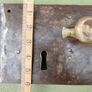 Large 11" x 6" Original Georgian Front Door Lock with Drop Handle (works well) Image 5