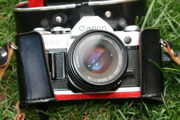 Canon AT-1 with 50mm F1.8 Ideal Student / Starter 35mm Film Camera
