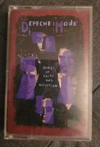Depeche Mode - Songs of Faith and Devotion cassette tape