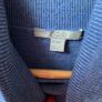 COS Blue Pure Wool A Line Roll Neck Knit Midi Jumper Dress - Size S 10 Image 4