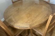 Oak Table and Chairs