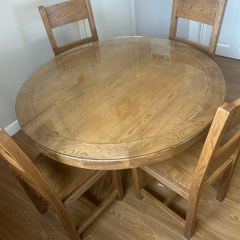 Oak Table and Chairs
