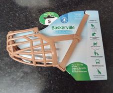 Baskerville dog muzzle size 5  NEW