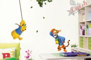 Winnie The Pooh Swing Wall Stickers Decal for Children's Room