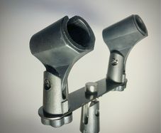 xy stereo mic plate