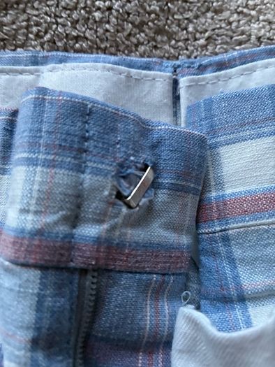 Vintage 80s Higgins Plaid slacks - for fancy dress