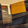 Mens Levis 502" Taper Jeans in blue. Image 4