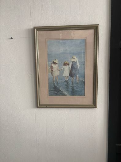Prints E.Van Goethem (1857-1924) -Watercolour, Sun Hats