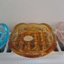 1950s Bohemia glass trinket dishes Image 6