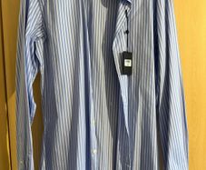 DKNY Brand new blue striped shirt