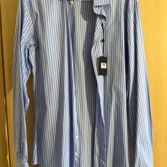 DKNY Brand new blue striped shirt