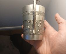 vintage Mullingar Pewter " woodlands Series " Stag Tankard