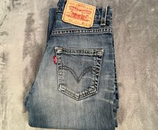 LEVIS 525 Bootcut Jeans - W24 L30 - Blue - Womens