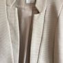 Only Ladies Beige Ribbed edge to edge blazer Jacket size 34 Uk 6 includes post Image 2