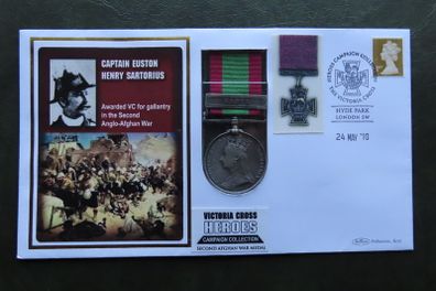 Anglo Afghan War Medal Victorian stamp envelope cover (Kabul elephant carrying cannon) Full size replica
