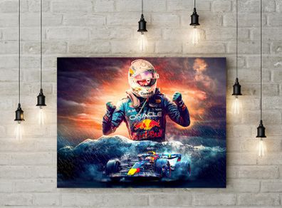 Max Verstappen Redbull printed Wall picture foamex board printed picture on it wall board wall decor wall art picture
