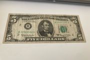 USA 1963 A 5 Dollars Banknote